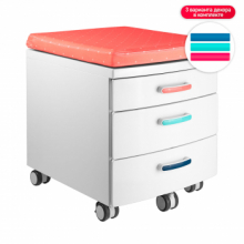 Тумба TCT Nanotec с 3 ящиками Детская мебель / Тумбы и стеллажи